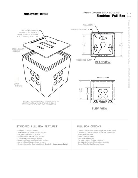 electrical pull box detail|electrical conduit pull box code.